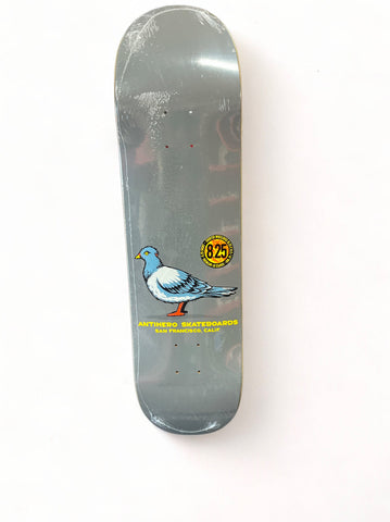 ANTI HERO | Team Pigeon Deck | Grey 8.25"