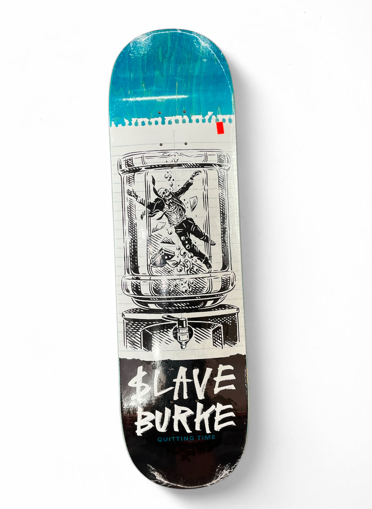 SLAVE SKATEBOARDS | Burke Quitting Time | 8.37" Deck