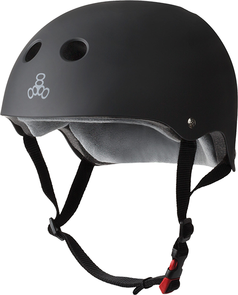 T8 | Certified Sweat Saver Helmet | Rubber Black