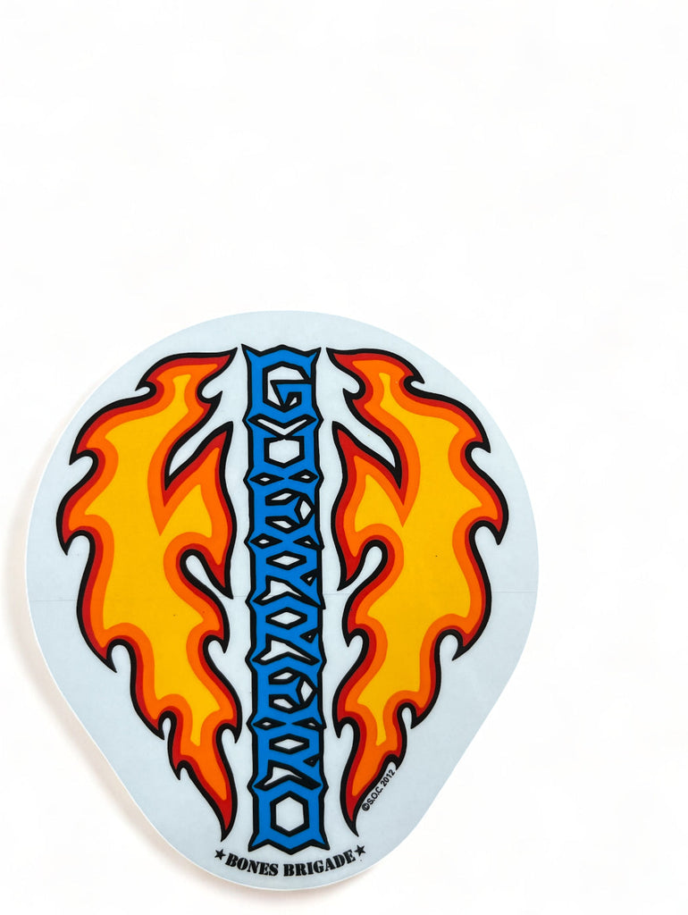 POWELL PERALTA |Guerrero Vinyl Sticker | Flama