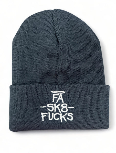 FUCKING AWESOME | SK8 Fucks Cuff Beanie | Black