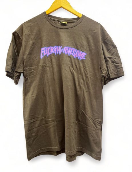 FUCKING AWESOME | Stamp Logo Tee | S/S Brown