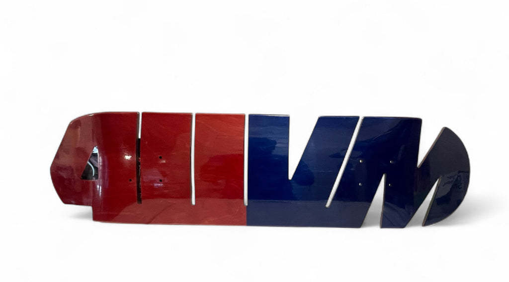 411VM | Cut Out EX-7 Deck | 8.0 Red/Blue