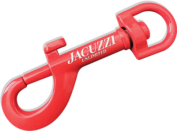 JACUZZI UNLIMITED | Flavor 3 Carabiner Key Chain | Salmon