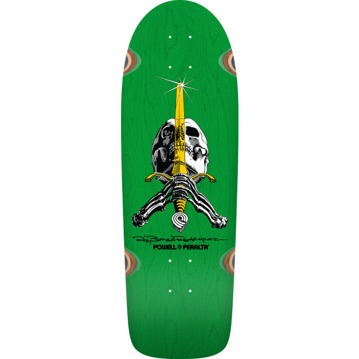 POWELL PERALTA | OG Snub Ray Rodriguez Skull & Sword Deck | 10" x 28.25" Various Colors