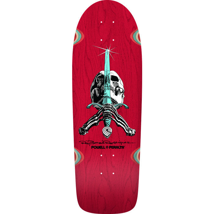 POWELL PERALTA | OG Snub Ray Rodriguez Skull & Sword Deck | 10" x 28.25" Various Colors