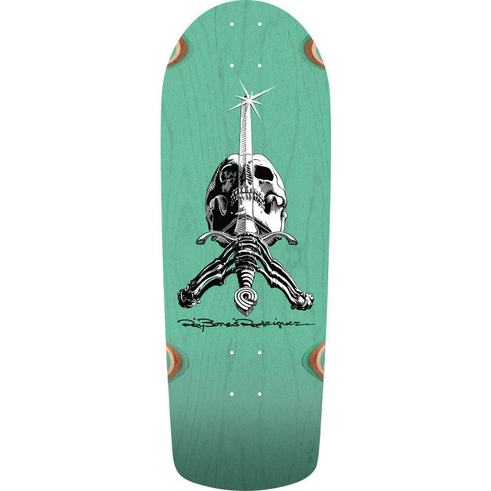 POWELL PERALTA | OG Snub Ray Rodriguez Skull & Sword Deck | 10" x 28.25" Various Colors
