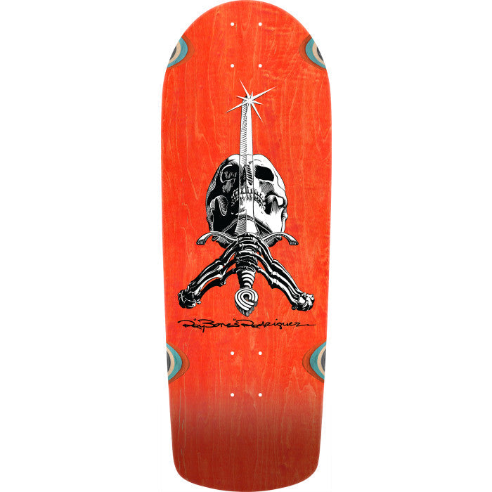 POWELL PERALTA | OG Snub Ray Rodriguez Skull & Sword Deck | 10" x 28.25" Various Colors