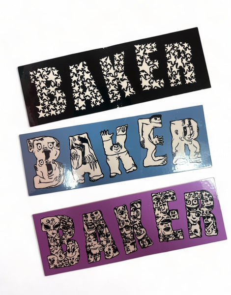 BAKER | Get Lost Vinyl Sticker | Various Colors 1.75" x 5"