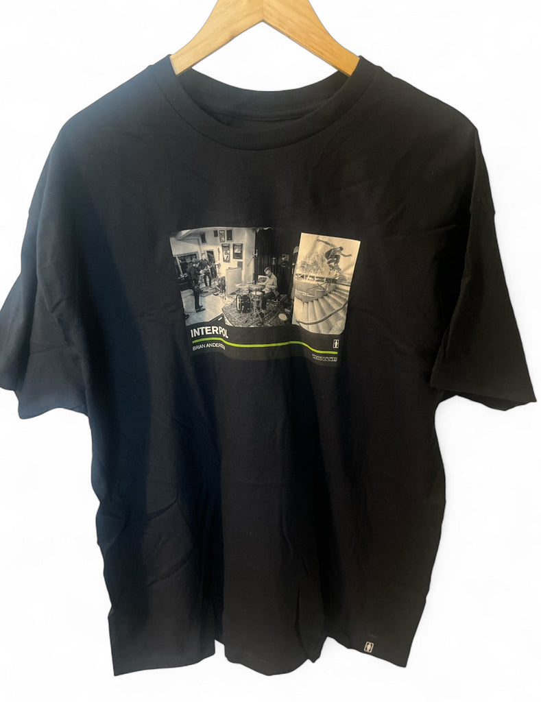 Black GIRL Atiba X BA Interpol S/S Tee XL with band photo collage print