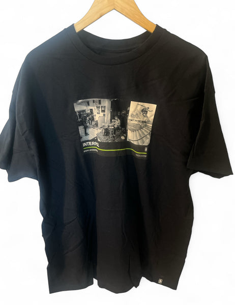 Black GIRL Atiba X BA Interpol S/S Tee XL with band photo collage print