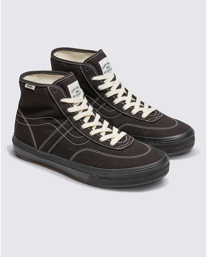VANS | Crockett High Decon Canvas Shoes | Black & Cream