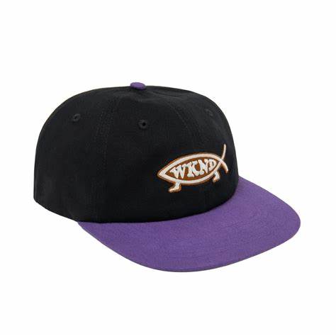 WKND |Evo Fish Hat | Black W/ Purple