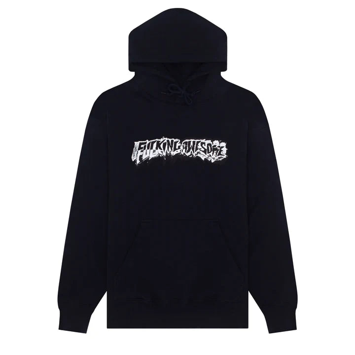 【日本産】 AWESOME FUCKING | The - Black | Hoodie Logo Up Cut Dill トップス