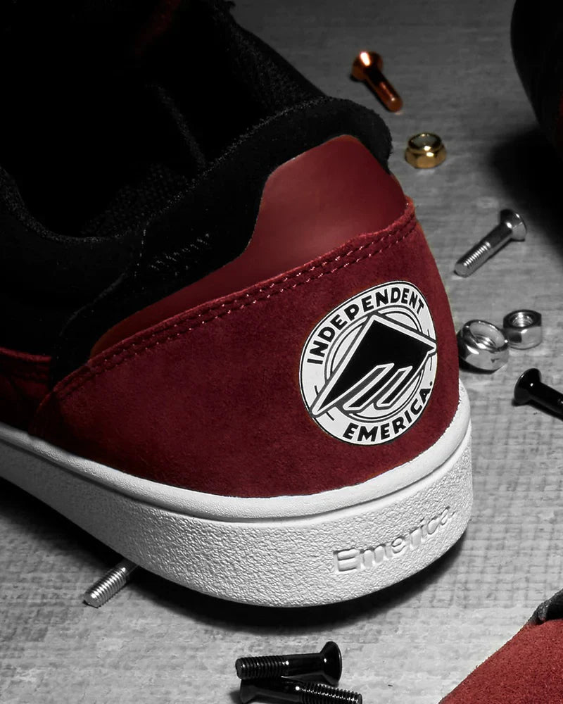 EMERICA | Gamma x Independent Collab | Burgandy/Black