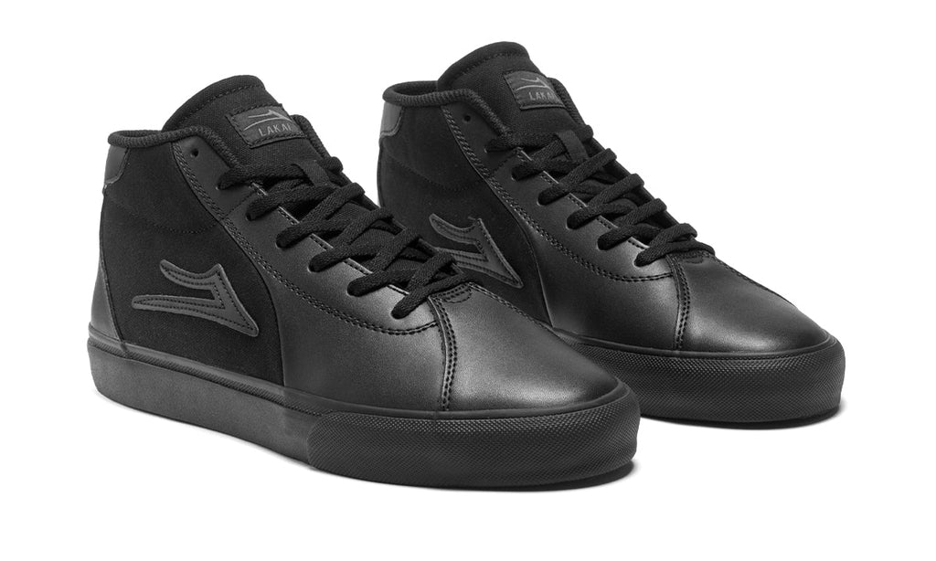 LAKAI | Flaco 2 Mid Black Leather | Black