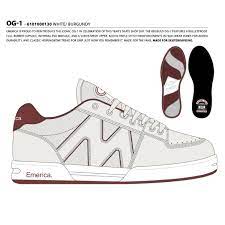 Emerica | OG-1 x Skate Shop Day Shoes | Cream/Brick