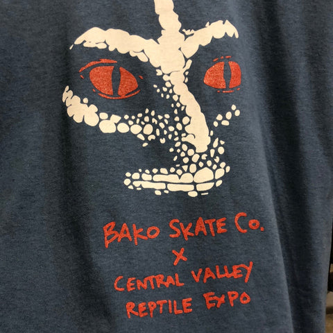 BAKERSFIELD SKATEBOARD COMPANY | Lacerta Shop Tee | Blue